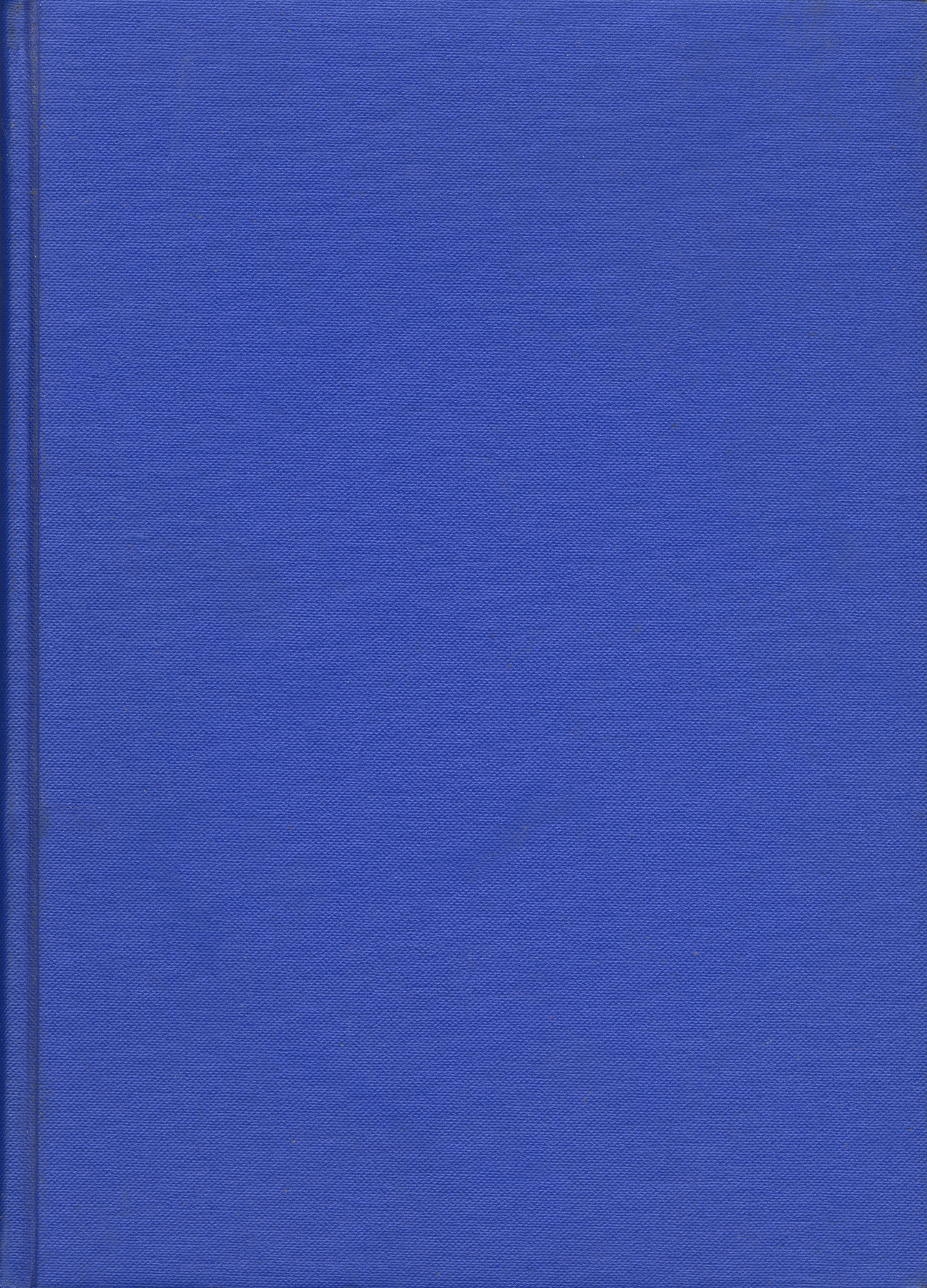 Bound textbook in blue cloth, scanned cover.