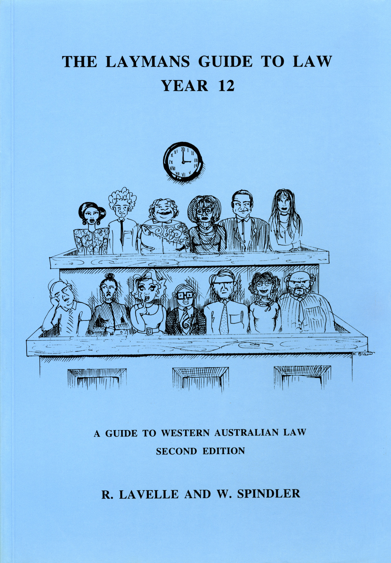 The Layman's Guide to Law textbook cover scan.